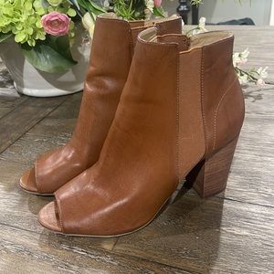 Chinese Laundry Booties Brown Leather